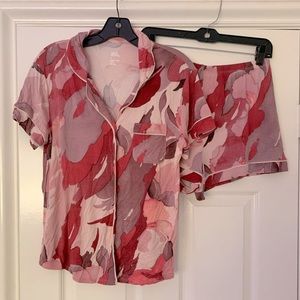 Pink Stars Above (Target) Pajama Shirt / Short Set